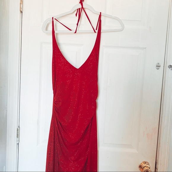 Red Glittery Dress - Picture 3 of 4